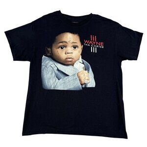Lil Wayne Tha Carter III Mens 100% Cotton Black T-Shirt Sz Medium
